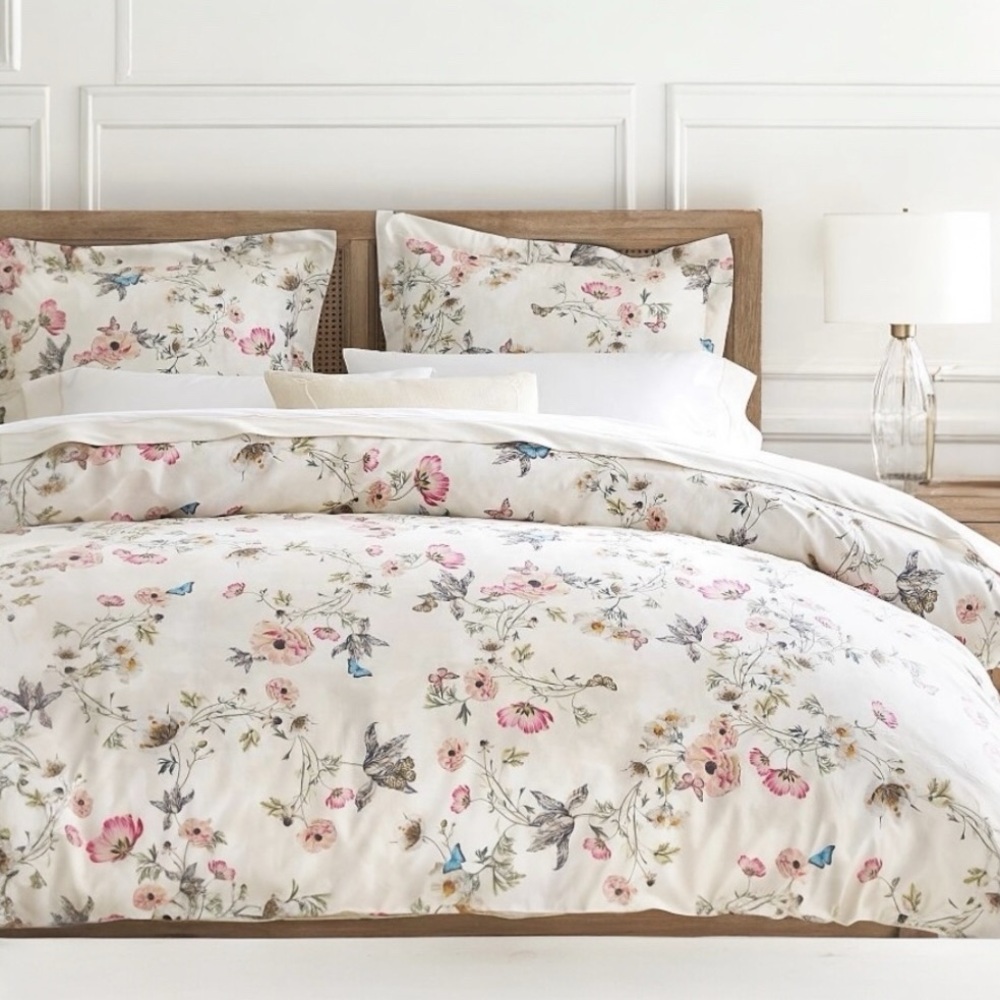 Pottery Barn Monique Lhuillier Tuileries
Organic Duvet Cover Set Full/Qu…